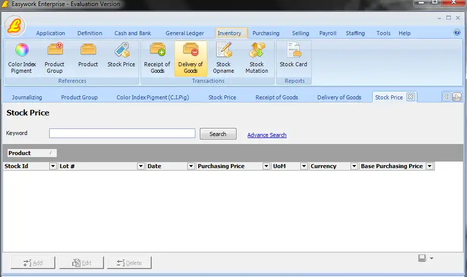 Download web tool or web app easywork accounting