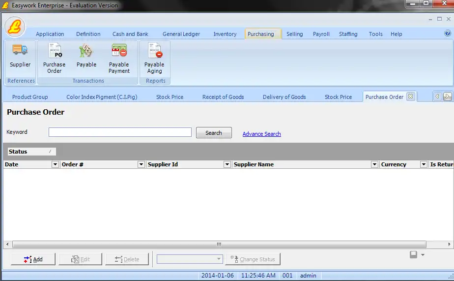 Download web tool or web app easywork accounting