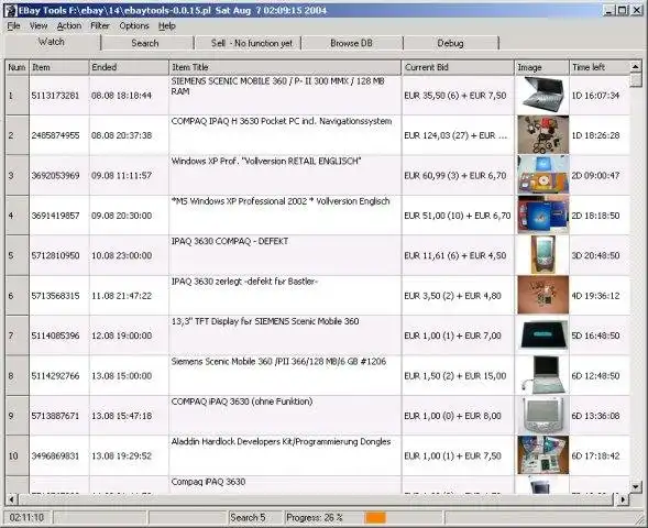 Download web tool or web app eBay-tools