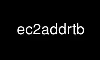 Run ec2addrtb in OnWorks free hosting provider over Ubuntu Online, Fedora Online, Windows online emulator or MAC OS online emulator