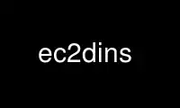 เรียกใช้ ec2dins ในผู้ให้บริการโฮสต์ฟรีของ OnWorks ผ่าน Ubuntu Online, Fedora Online, โปรแกรมจำลองออนไลน์ของ Windows หรือโปรแกรมจำลองออนไลน์ของ MAC OS