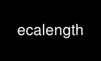 Magpatakbo ng ecalength sa OnWorks na libreng hosting provider sa Ubuntu Online, Fedora Online, Windows online emulator o MAC OS online emulator