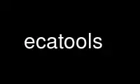 Ecatools'u Ubuntu Online, Fedora Online, Windows çevrimiçi emülatörü veya MAC OS çevrimiçi emülatörü üzerinden OnWorks ücretsiz barındırma sağlayıcısında çalıştırın