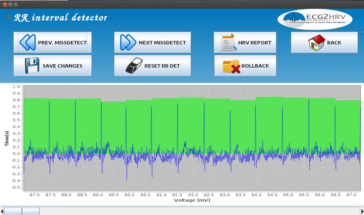 Unduh alat web atau aplikasi web ECG2HRV