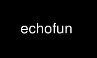 เรียกใช้ echofun ในผู้ให้บริการโฮสต์ฟรีของ OnWorks ผ่าน Ubuntu Online, Fedora Online, โปรแกรมจำลองออนไลน์ของ Windows หรือโปรแกรมจำลองออนไลน์ของ MAC OS