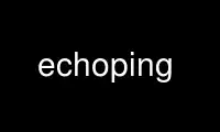 Run echoping in OnWorks free hosting provider over Ubuntu Online, Fedora Online, Windows online emulator or MAC OS online emulator