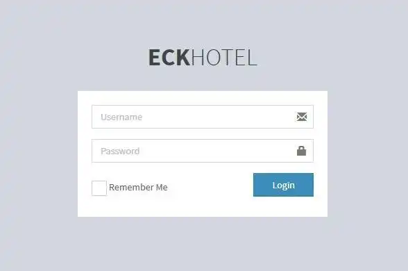Загрузите веб-инструмент или веб-приложение ECK Hotel