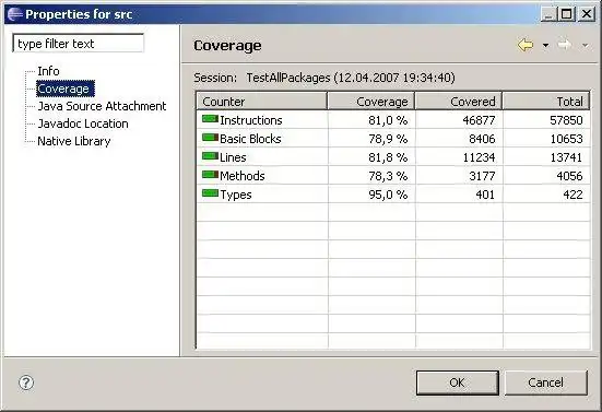 Download web tool or web app EclEmma - Java Code Coverage for Eclipse