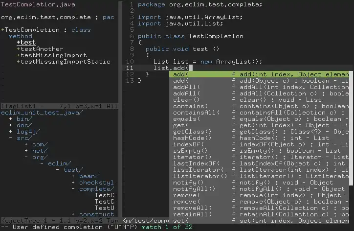 下载 web 工具或 web 应用程序 eclim (eclipse + vim) 以在 Windows online over Linux online 中运行