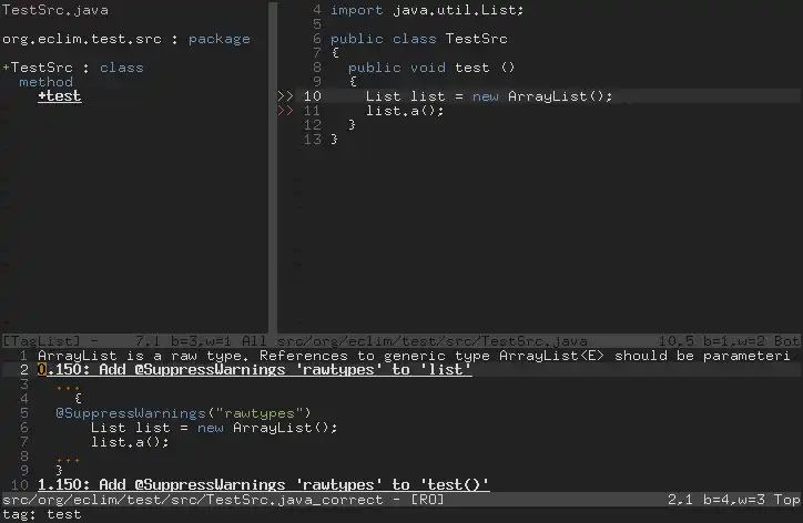 下载 web 工具或 web 应用程序 eclim (eclipse + vim) 以在 Windows online over Linux online 中运行