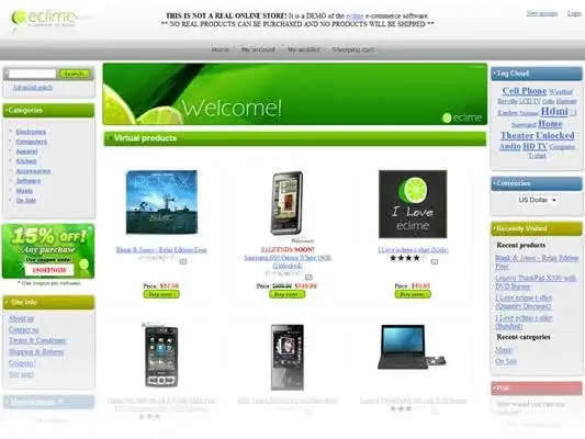 Laden Sie das Web-Tool oder die Web-App Eclime E-Commerce Jet Engine herunter