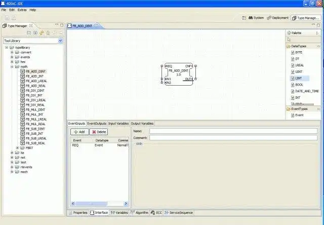 ابزار وب یا برنامه وب Eclipse 4diac را دانلود کنید