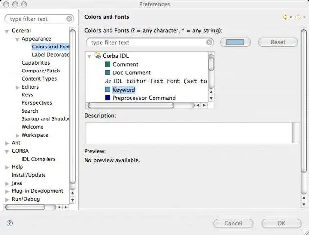 Descargue la herramienta web o la aplicación web Eclipse CORBA Plugin