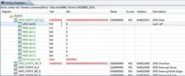 Descargue la herramienta web o la aplicación web Eclipse Embedded Systems Register View