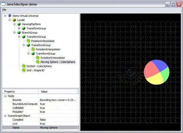 Download web tool or web app Eclipse java3d plugins to run in Linux online