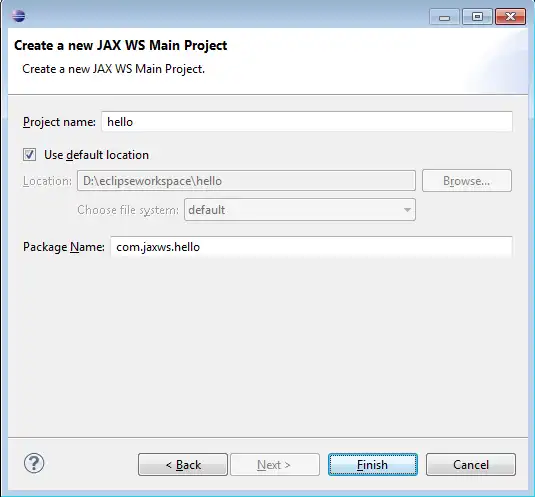 Download web tool or web app Eclipse JAX WS Plugin