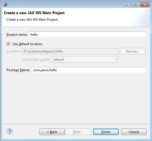 قم بتنزيل أداة الويب أو تطبيق الويب Eclipse JAX WS Plugin