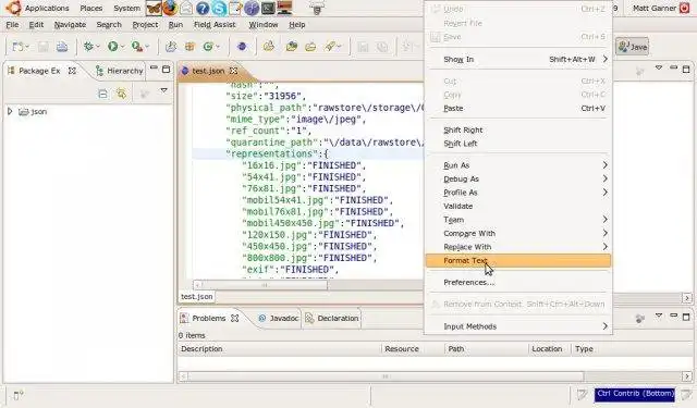 Télécharger l'outil Web ou l'application Web Eclipse Json Editor Plugin