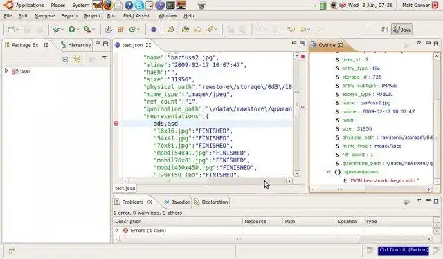 Mag-download ng web tool o web app na Eclipse Json Editor Plugin