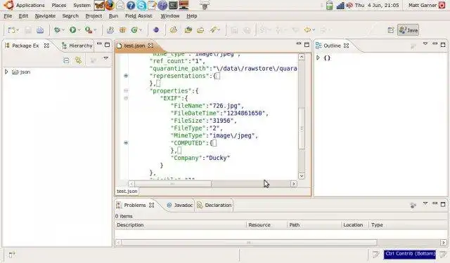 웹 도구 또는 웹 앱 Eclipse Json Editor Plugin 다운로드