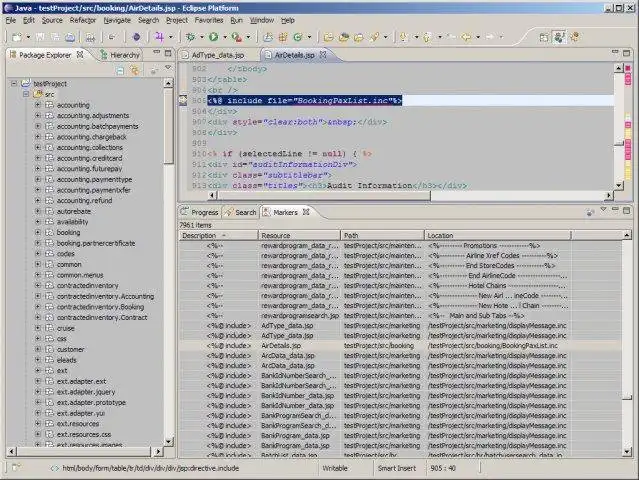 Baixe a ferramenta da web ou o aplicativo da web Eclipse JSP Refactoring Tools