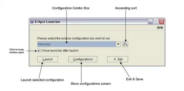 Download web tool or web app Eclipse Launcher