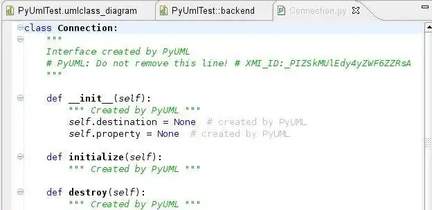 Загрузите веб-инструмент или веб-приложение Eclipse-PyUML