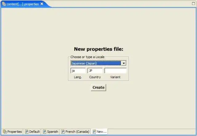 Загрузите веб-инструмент или веб-приложение Eclipse ResourceBundle Editor