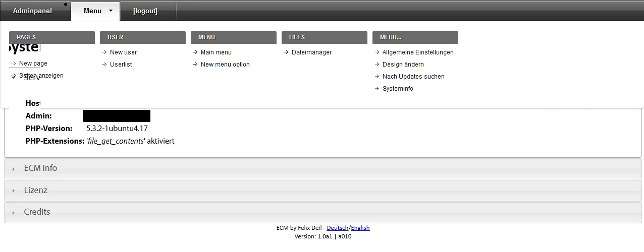 قم بتنزيل أداة الويب أو تطبيق الويب ECM - Easy Content Manager