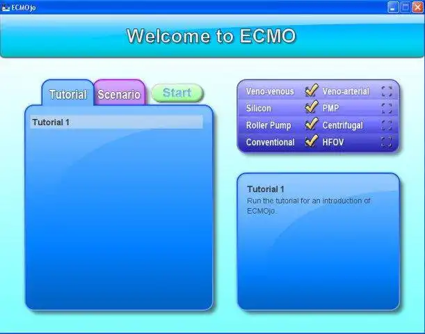 Unduh alat web atau aplikasi web ECMOjo untuk dijalankan di Linux online