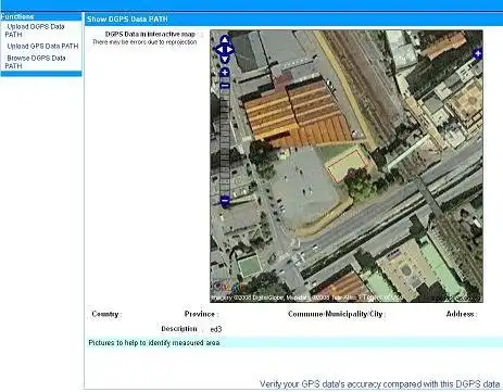 Download web tool or web app e-Collaboration for GPS/DGPS