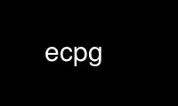 قم بتشغيل ecpg في مزود استضافة OnWorks المجاني عبر Ubuntu Online أو Fedora Online أو محاكي Windows عبر الإنترنت أو محاكي MAC OS عبر الإنترنت
