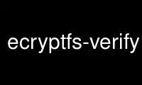 Run ecryptfs-verify in OnWorks free hosting provider over Ubuntu Online, Fedora Online, Windows online emulator or MAC OS online emulator