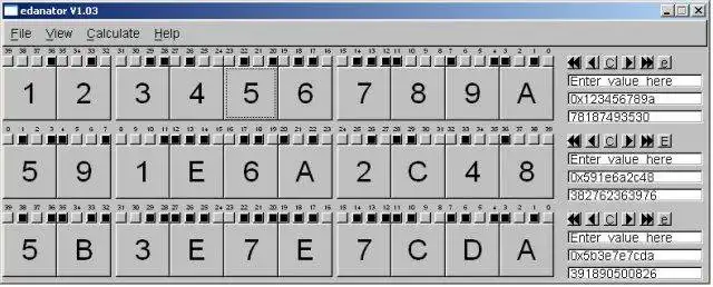 Download web tool or web app edanator binary/hex graphical calculator to run in Linux online
