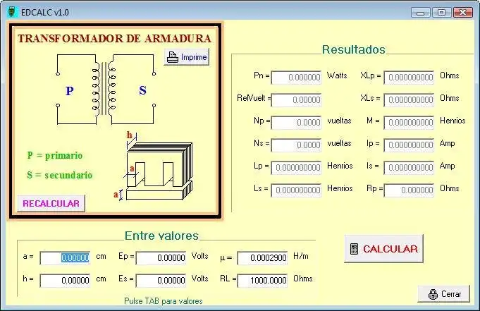 Download web tool or web app edcalc