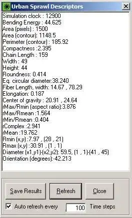 Mag-download ng web tool o web app Eden - Stochastic Urban Cellular Model