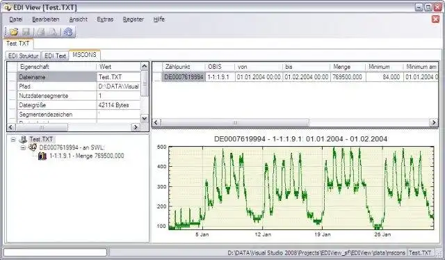 下载网络工具或网络应用程序 EDIFACT Viewer