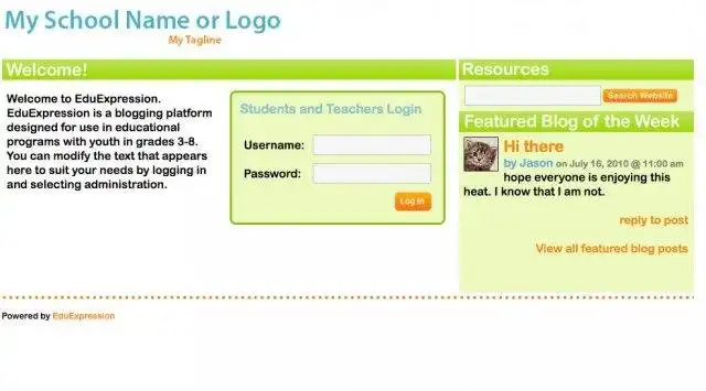 Download web tool or web app EduExpression