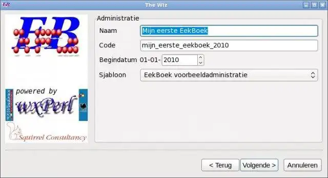 Download web tool or web app EekBoek