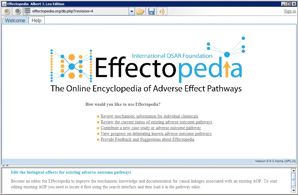 Download web tool or web app Effectopedia