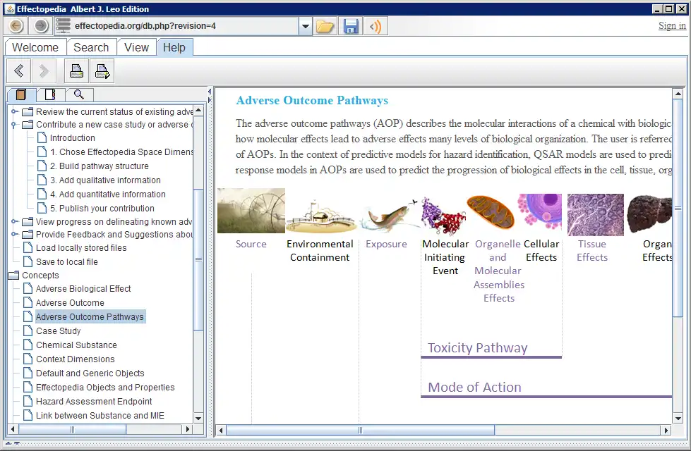 Download web tool or web app Effectopedia