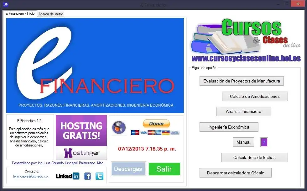 Download webtool of webapp E Financiero 1.3.01