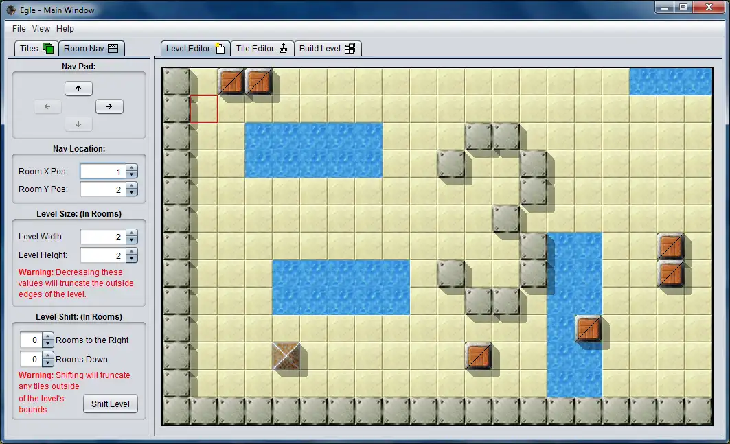 Download web tool or web app Egle - Enigma Game Level Editor