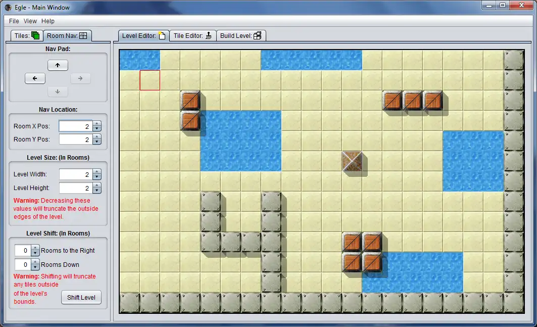 Scarica lo strumento web o l'app web Egle - Enigma Game Level Editor per l'esecuzione in Linux online