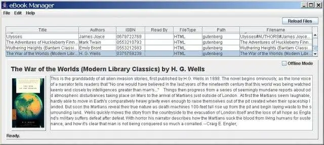 Web aracını veya web uygulamasını indirin eKitaab - EBook Katalog Yöneticisi Yazılımı