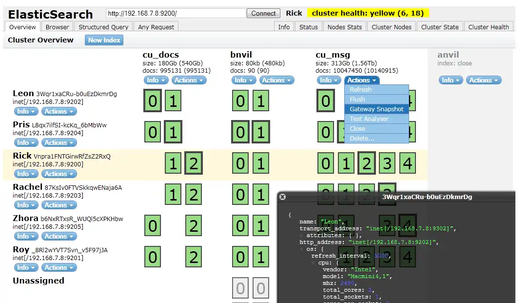 ດາວໂຫຼດເຄື່ອງມືເວັບ ຫຼື web app elasticsearch-head