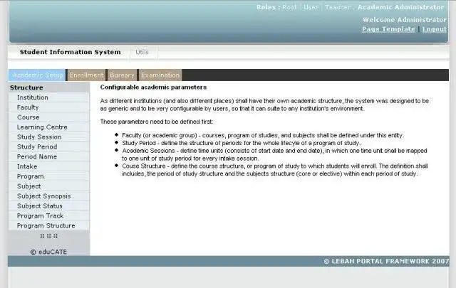 Download de webtool of webapp E-Learning Applications Suite