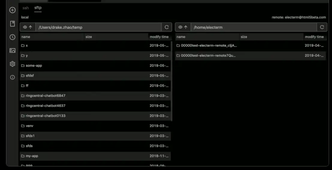 Muat turun alat web atau aplikasi web electerm