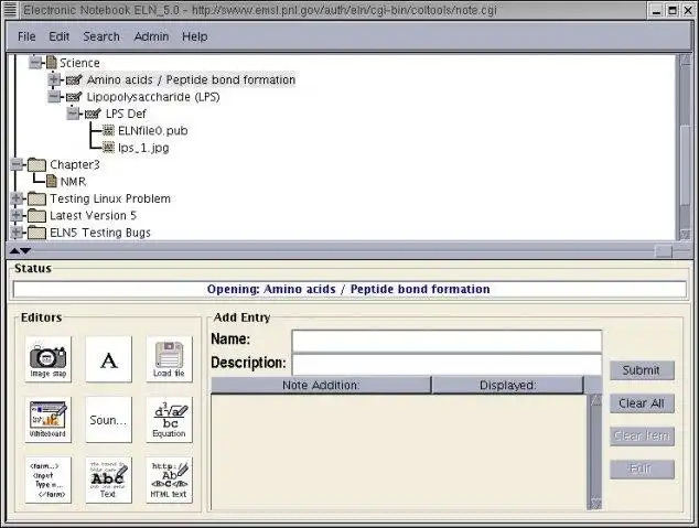 Download web tool or web app Electronic Laboratory Notebook