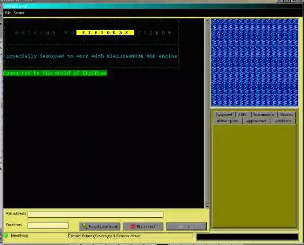 הורד את כלי האינטרנט או את אפליקציית האינטרנט Elei-Dras MUD כדי לרוץ ב-Windows באופן מקוון דרך לינוקס מקוונת